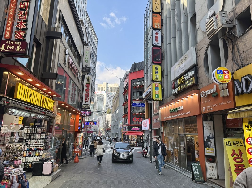 明洞商圈街景